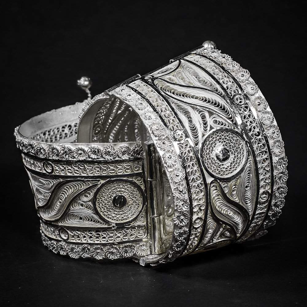 
                      
                        Tribal Silver Bangles     
                      
                    