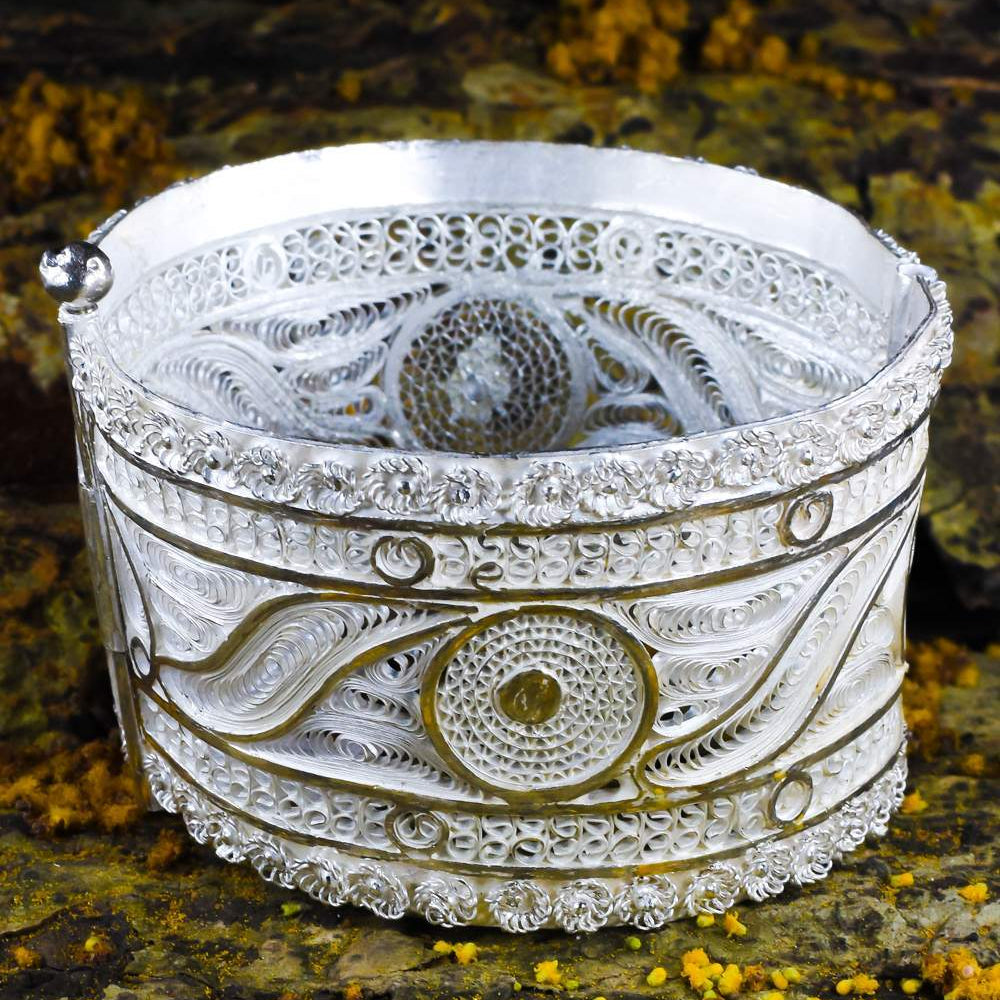 
                      
                        Tribal Silver Bangles
                      
                    