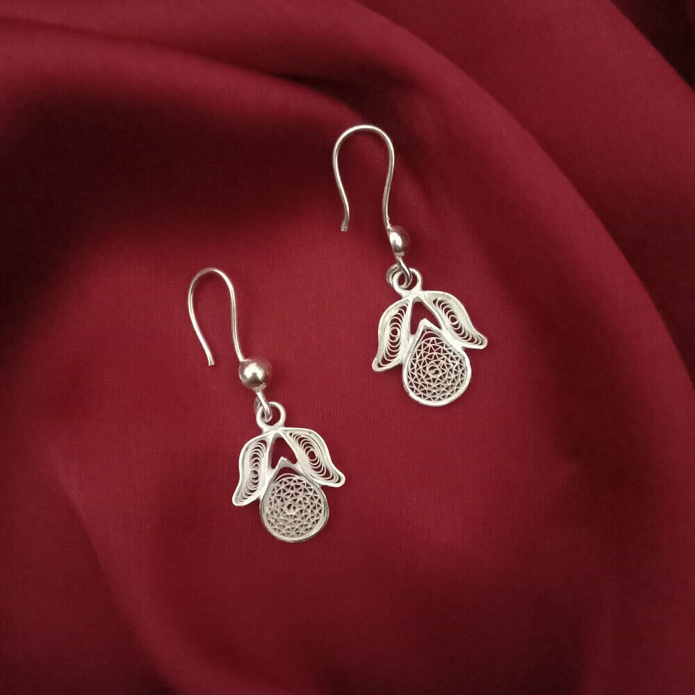 
                      
                        Tulip Silver Earrings
                      
                    