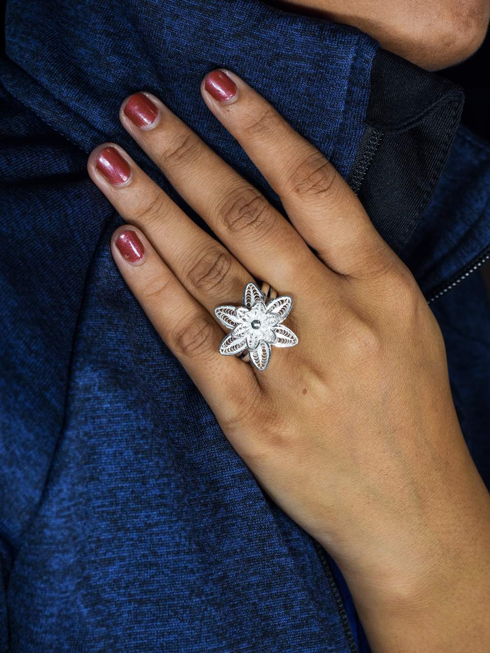 Silver Rings for Ladies by SilverLinings | Cuttack Filigree – Silverlinings