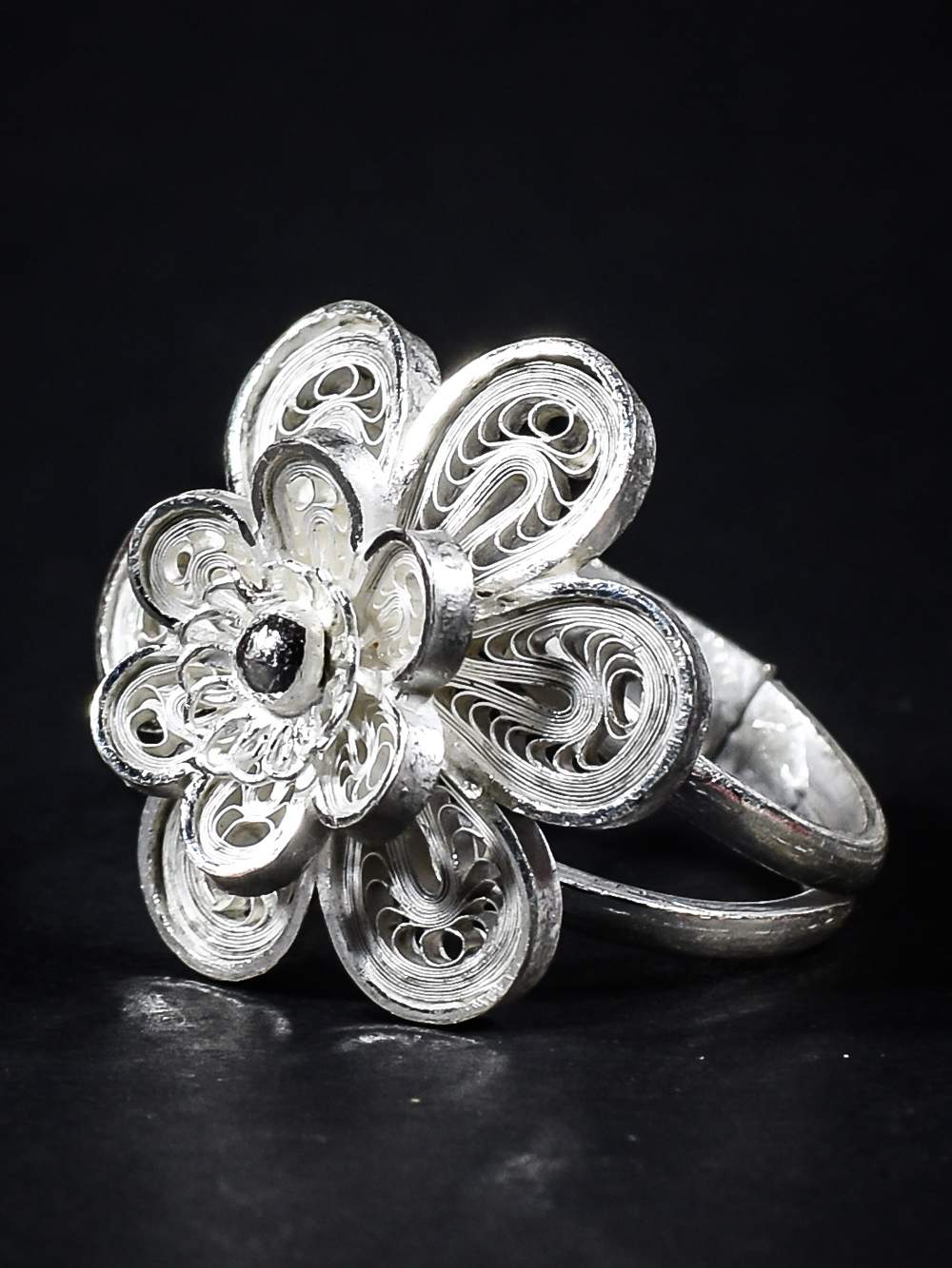Silver Rings for Ladies by SilverLinings | Cuttack Filigree – Silverlinings