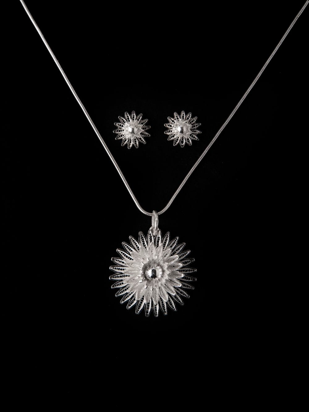 Buy Sunflower Necklace for Women 925 Sterling Silver Sunflower Jewelry for  Women You are My Sunshine Gifts Sister Daughter Online at desertcartINDIA