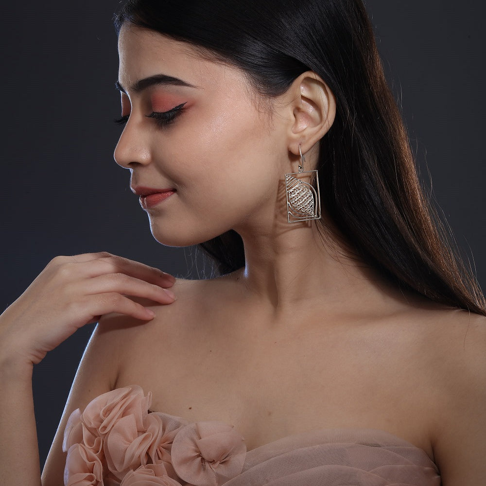 
                      
                        Shell in a Rectangle Earrings
                      
                    